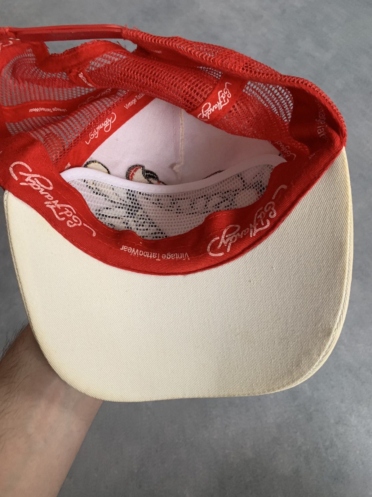 Christian Audigier × Ed Hardy × Vintage Vintage Ed Hardy Love Kills Slowly Trucker Hat Cap Mesh Y2K Size ONE SIZE - 11 Thumbnail