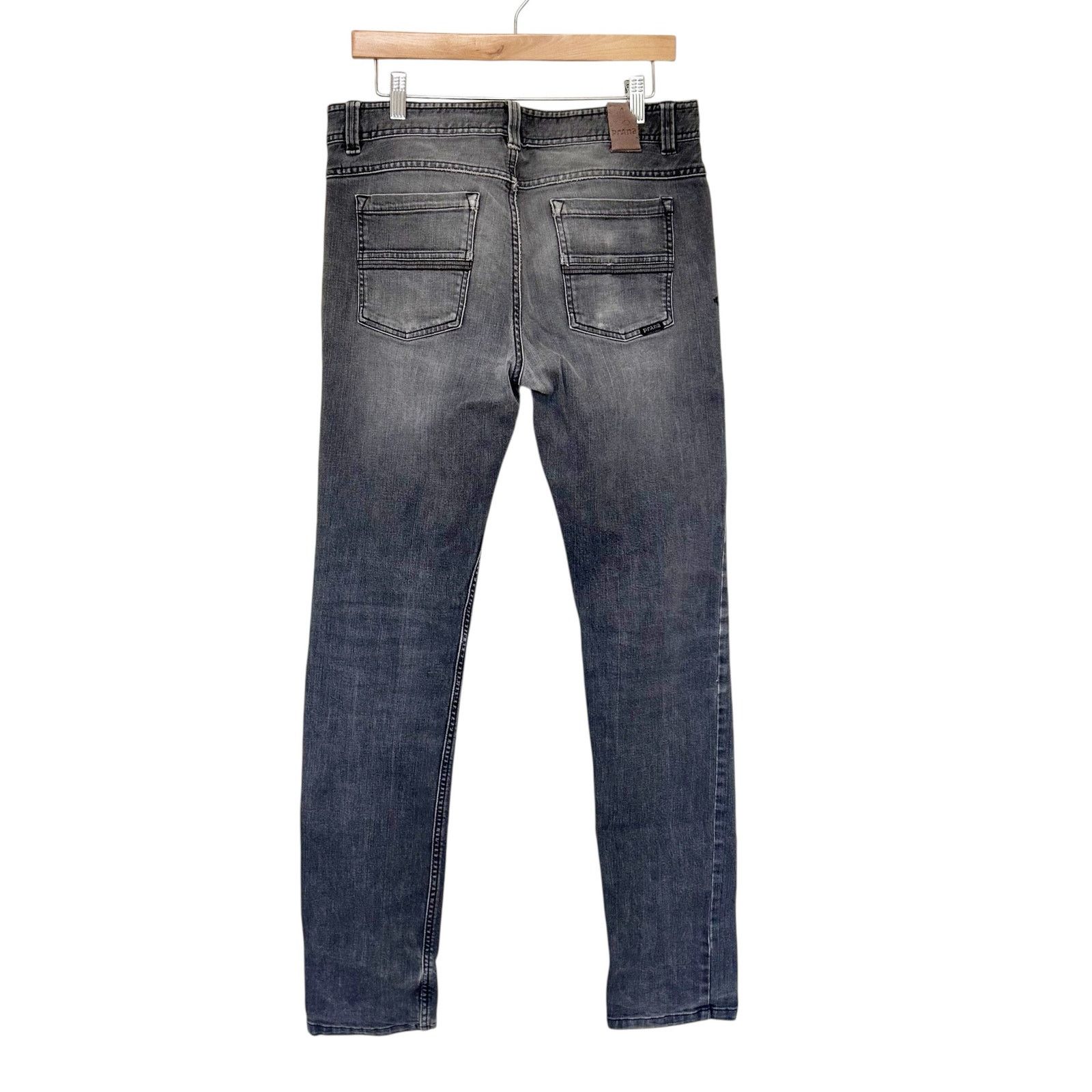 Prana Prana Gray Theorem Slim Fit Jeans Sz 31x33 Size US 31 - 6 Thumbnail