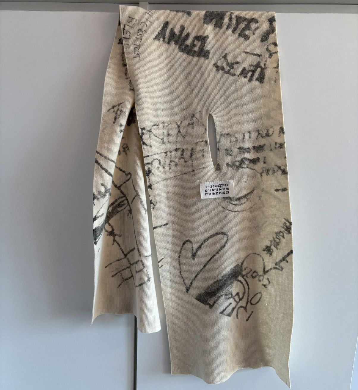 Maison Margiela Archive Maison Margiela Scarf Printed Size ONE SIZE - 4 Thumbnail