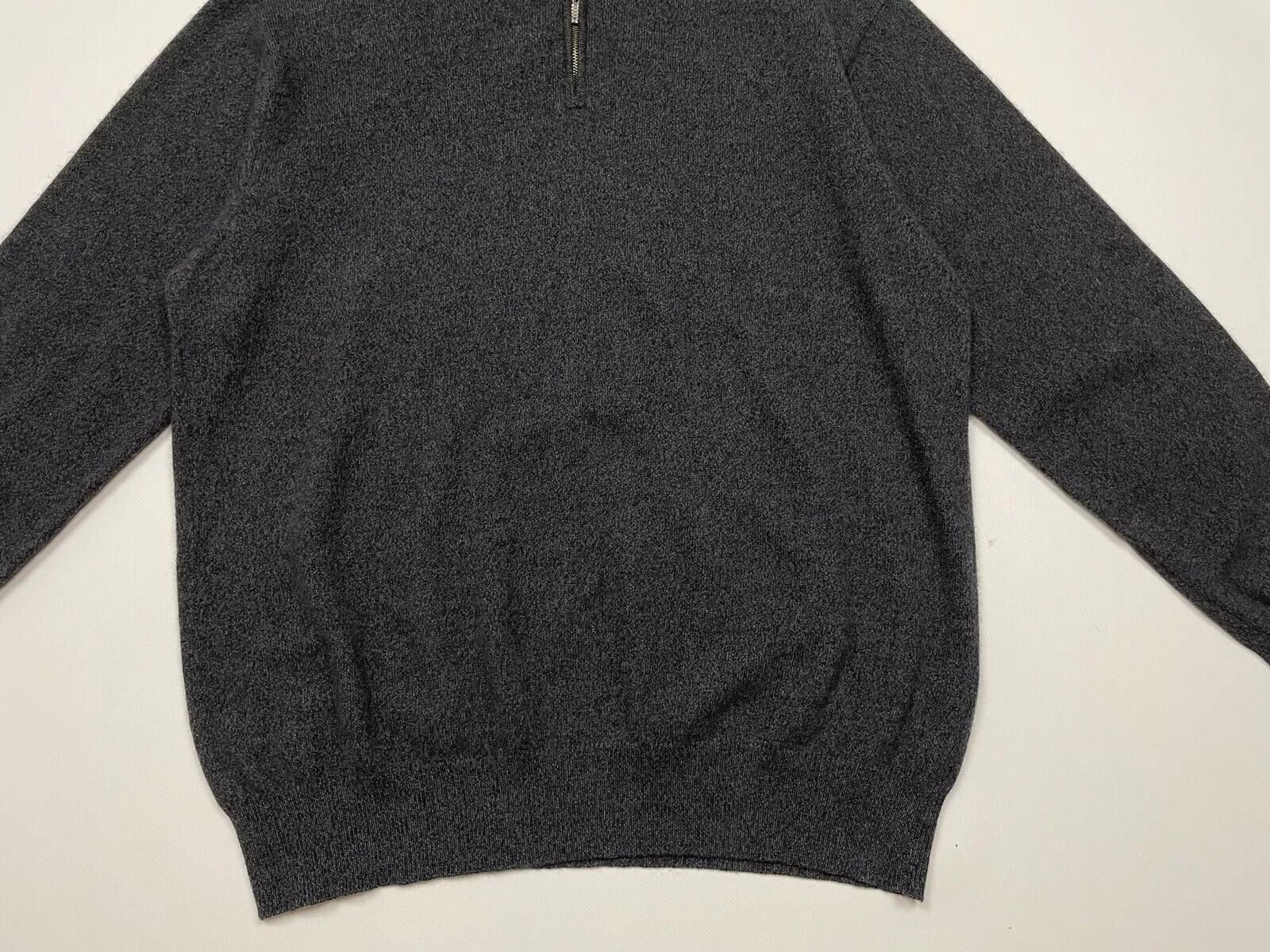 Vintage DORCE 1/4 ZIP SWEATER PULLOVER 100% CASHMERE MENS Size US L / EU 52-54 / 3 - 9 Thumbnail
