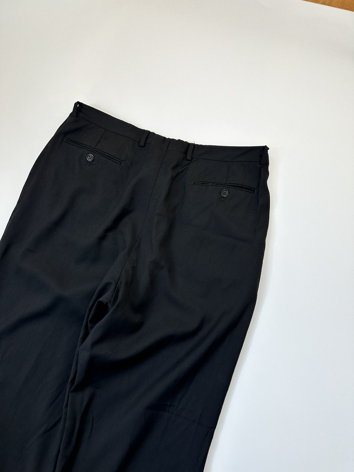 Valentino Vintage Valentino Casual Wool Pants Men's Black Size US 35 - 13 Thumbnail