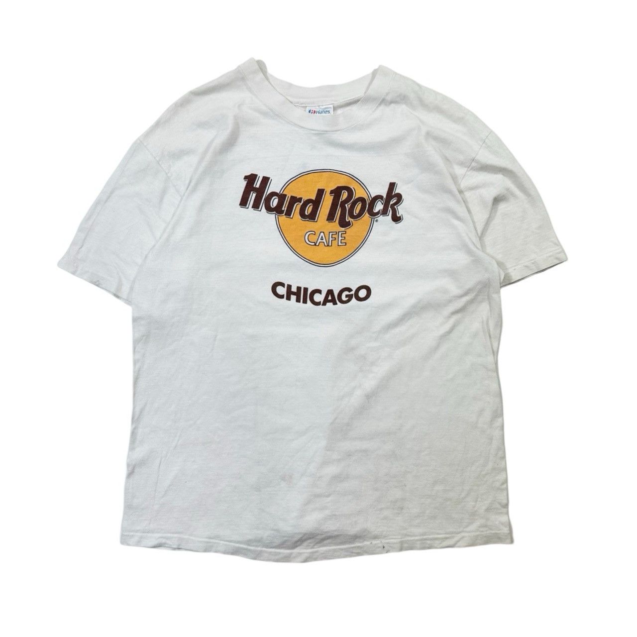 Vintage Vintage 90s Single Stitch Hard Rock Cafe Chicago Graphic Size US XL / EU 56 / 4 - 1 Thumbnail