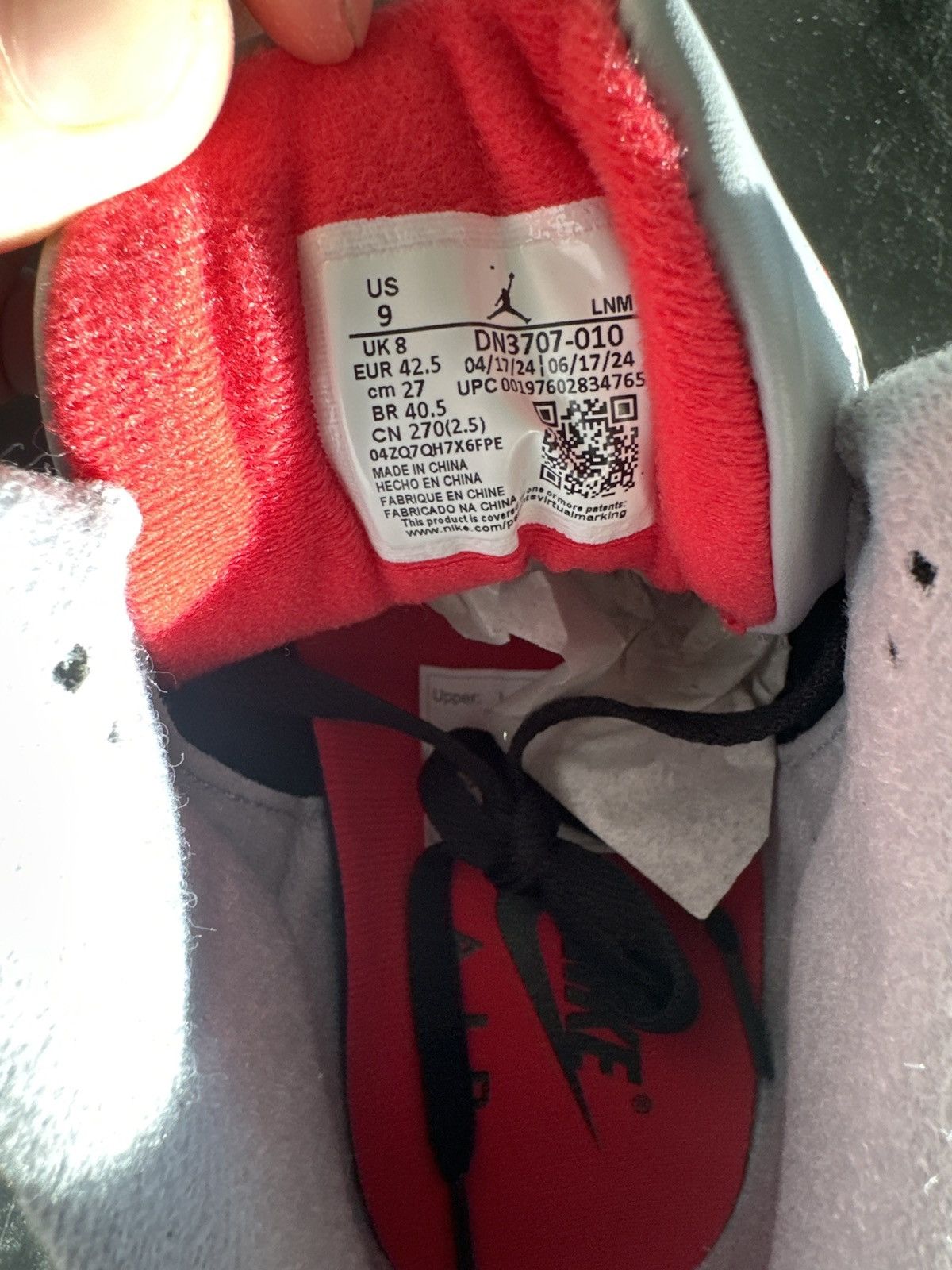 Jordan Brand J3 black cement Size US 9 / EU 42 - 8 Thumbnail