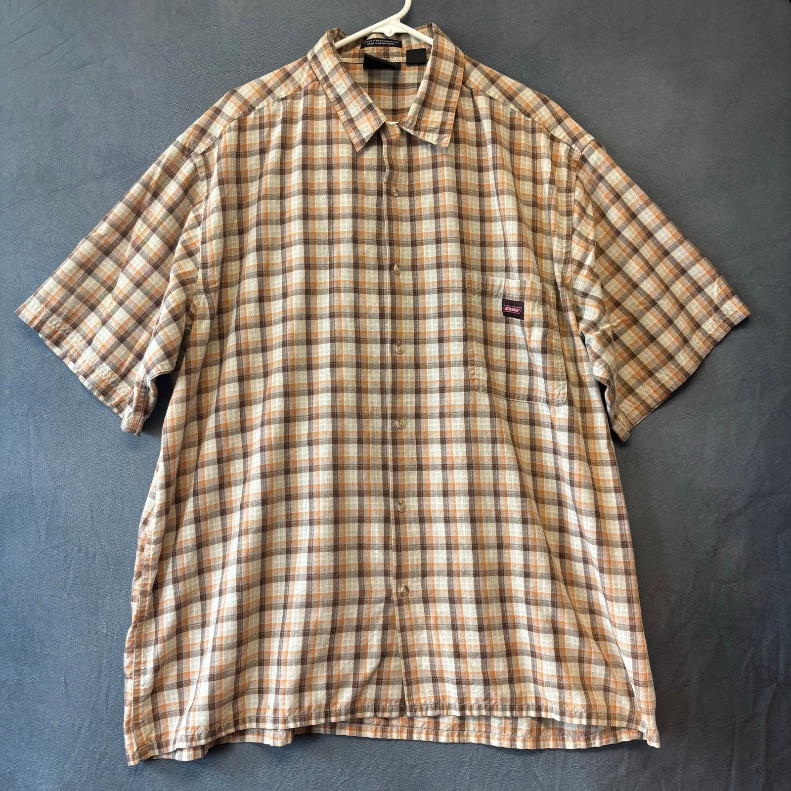 Dickies Dickies Plaid Casual Button Up Dress Shirt Mens 2XL Skater Size US XXL / EU 58 / 5 - 1 Thumbnail