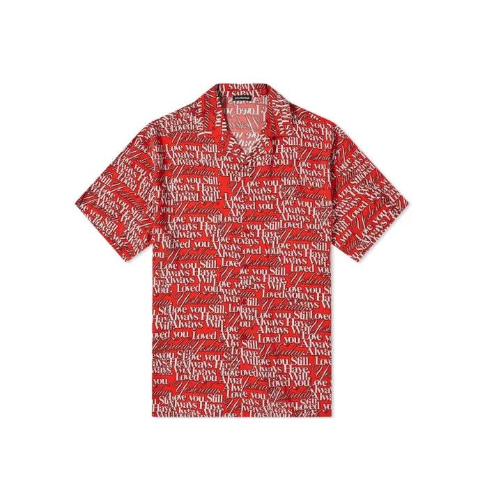 Balenciaga Balenciaga LOVE POEM All-Over Print Vacation Shirt Size US M / EU 48-50 / 2 - 1 Thumbnail