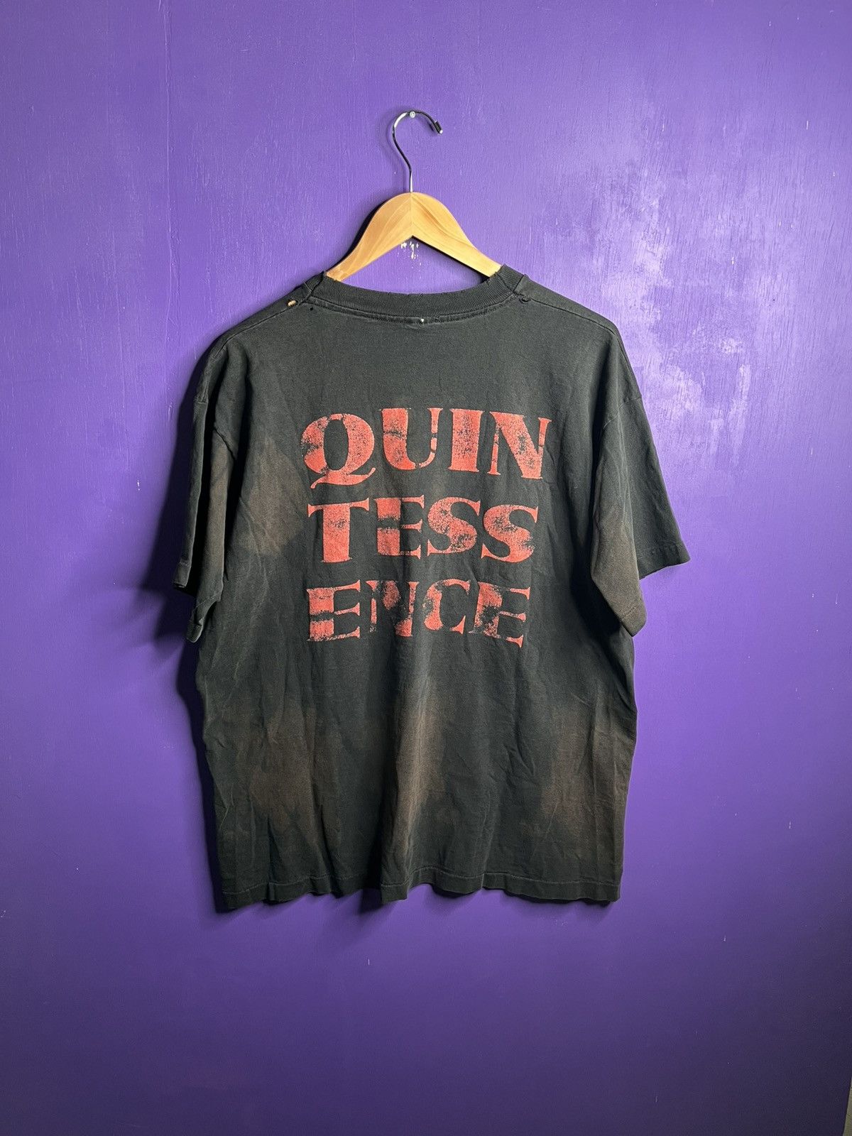 Vintage Vintage 90s The Essence is eternal faded t-shirt Size US L / EU 52-54 / 3 - 2 Thumbnail
