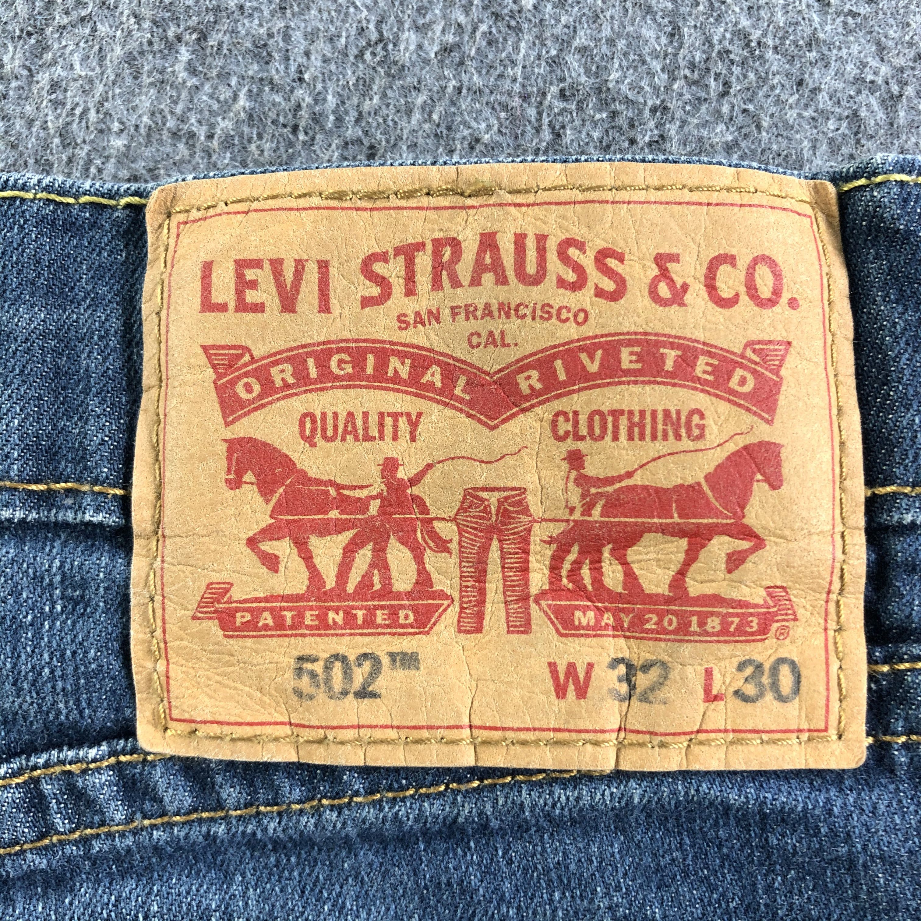 Levi's Vintage Blue Wash Levis 502 Jeans-J3442 Size US 34 / EU 50 - 5 Thumbnail
