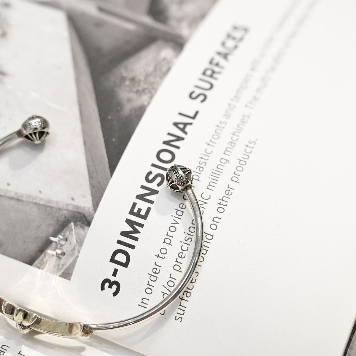 Chrome Hearts CHROME HEARTS CROSS CUFF SILVER Size ONE SIZE - 3 Thumbnail