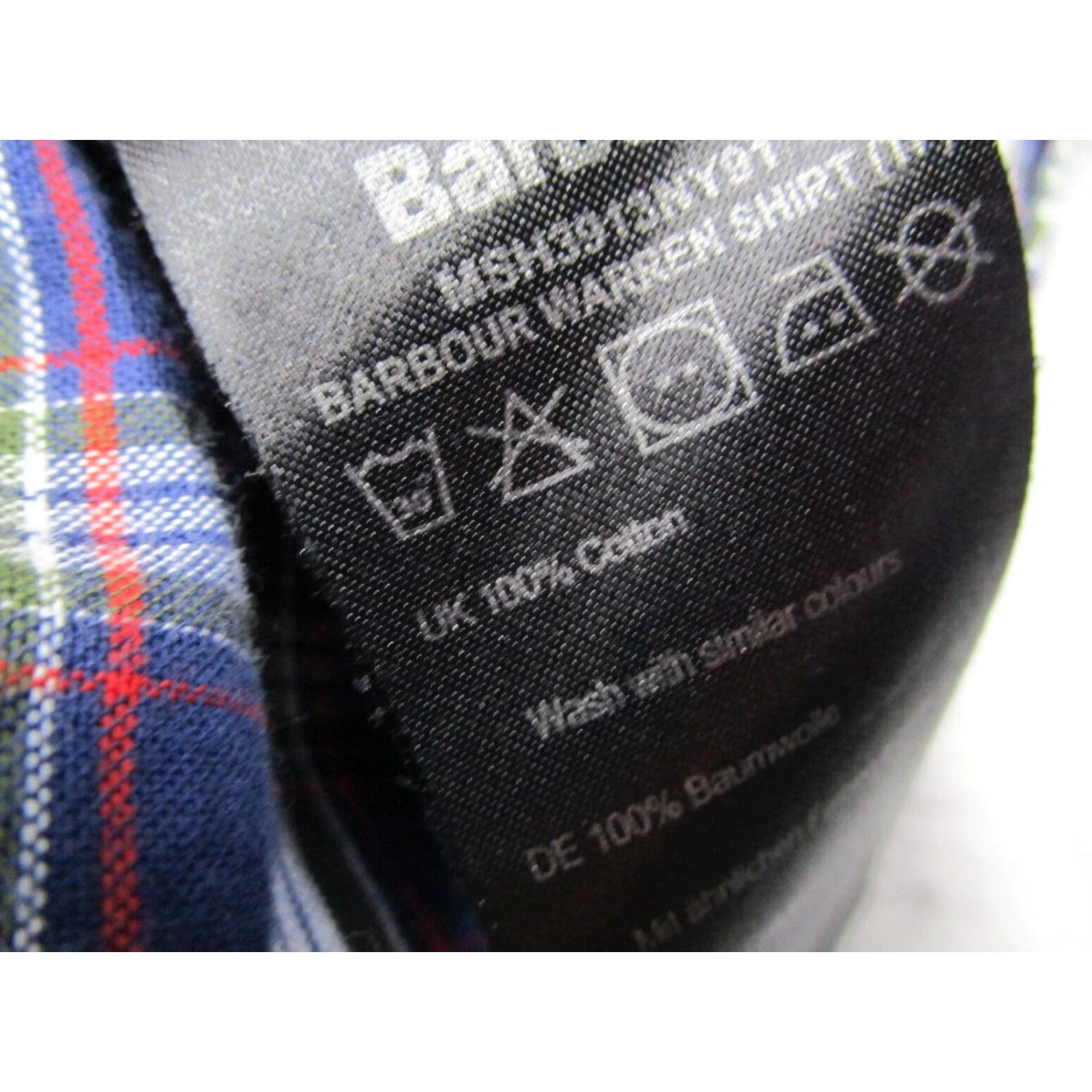 Barbour Barbour Shirt Men XL Blue Plaid Button-Up Warren Tailored Fit Long Sleeve Casual Shirt Size US XL / EU 56 / 4 - 4 Thumbnail