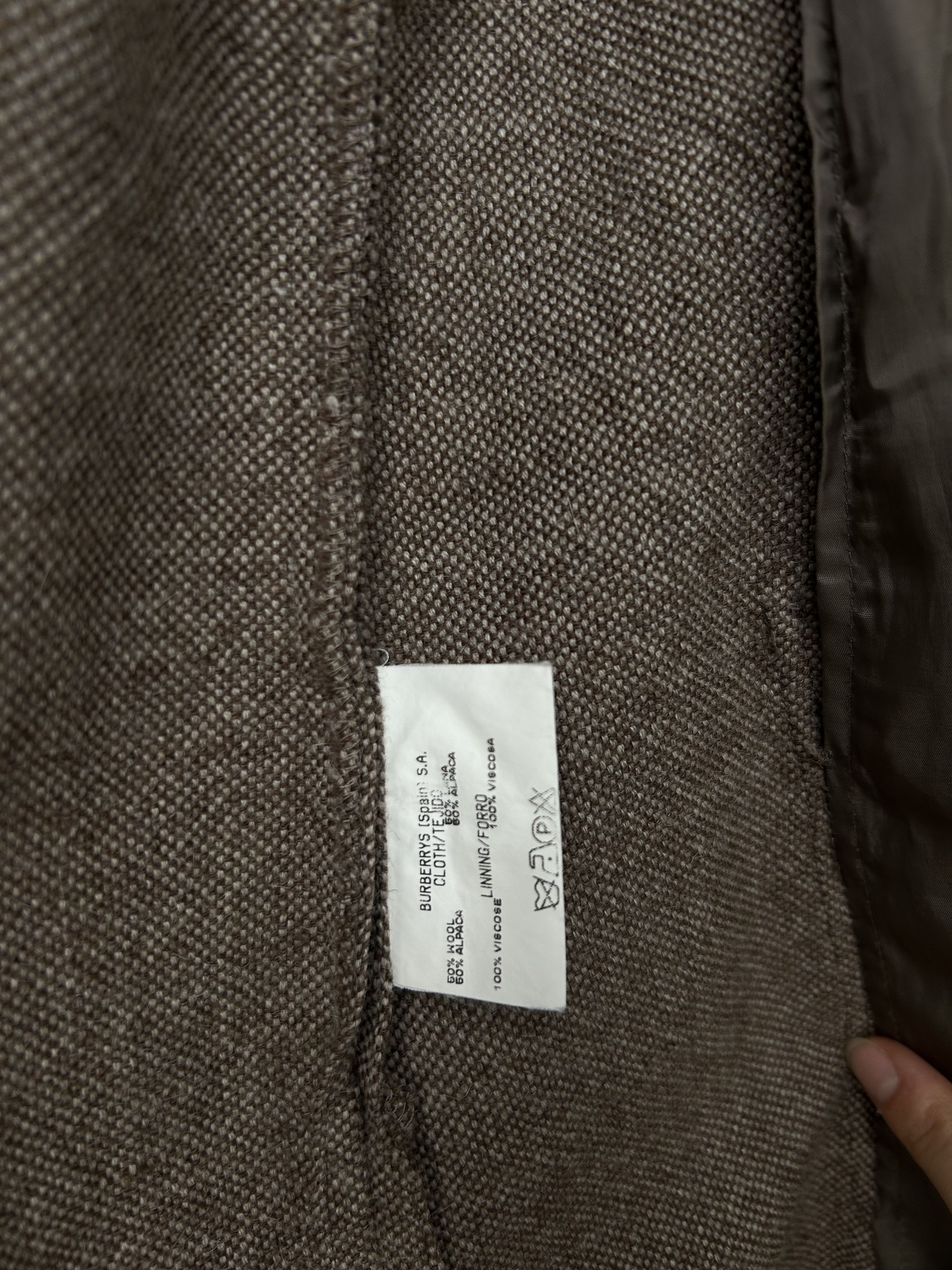 Burberry Burberry Vintage Wool Blazer Size 48S - 4 Thumbnail
