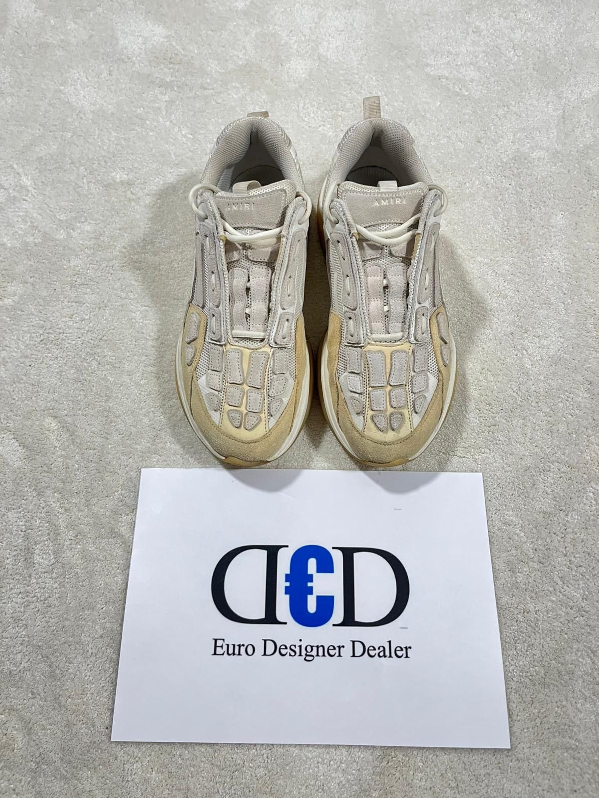 Amiri 💠Amiri💠 BONE RUNNER WHITE (11) Size US 11 / EU 44 - 1 Thumbnail