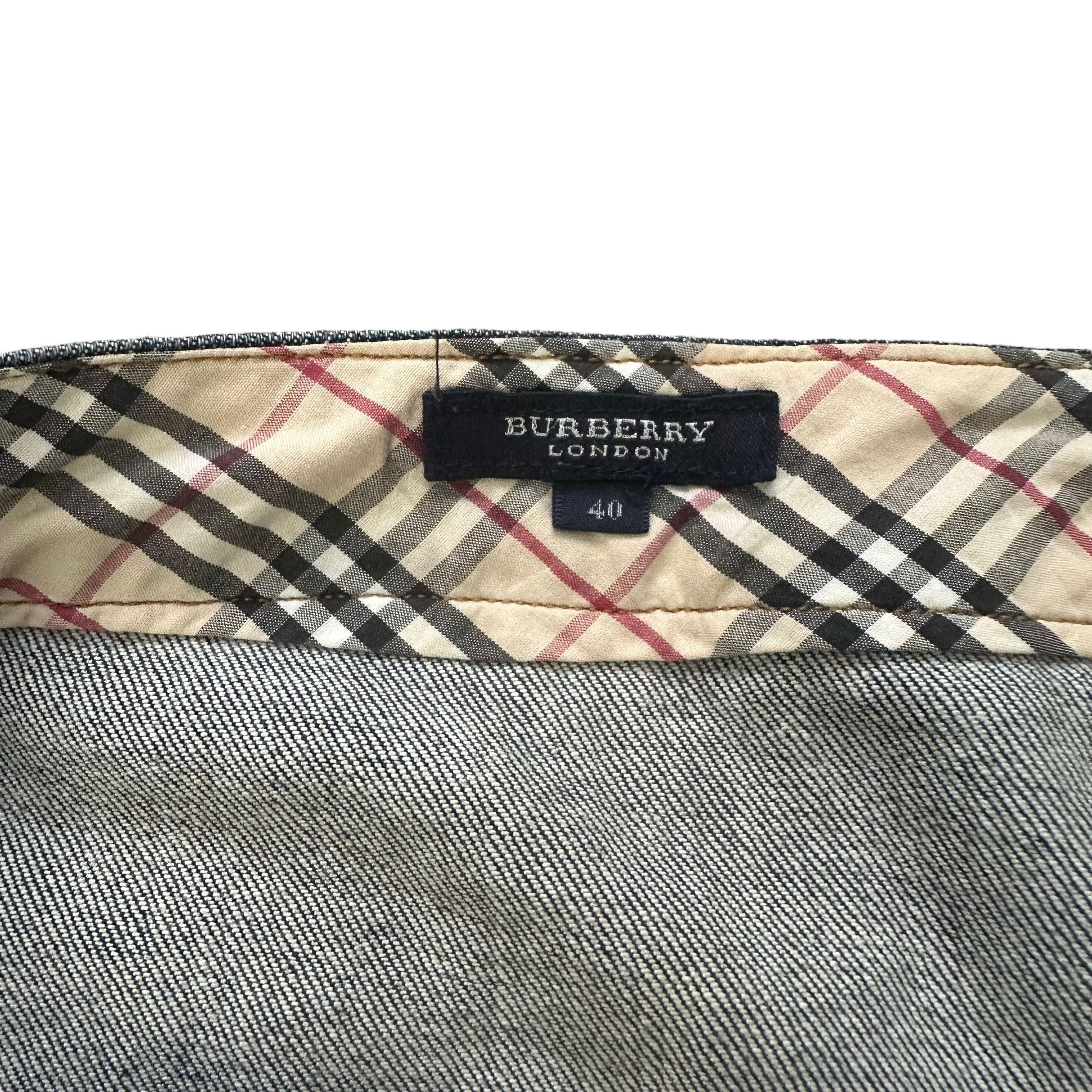 Burberry BURBERRY LONDON JEANS MINI SKIRTS #8654-019 Size 28" / US 6 / IT 42 - 5 Thumbnail