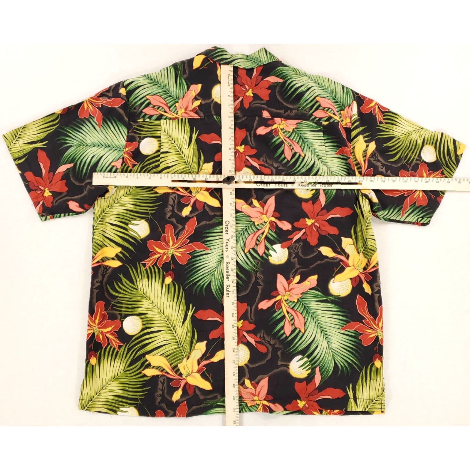Tommy Bahama Tommy Bahama Shirt XL Men Hawaiian Silk Floral Multicolor Button-Up Short Sleeve Mens XL Size US XL / EU 56 / 4 - 5 Thumbnail