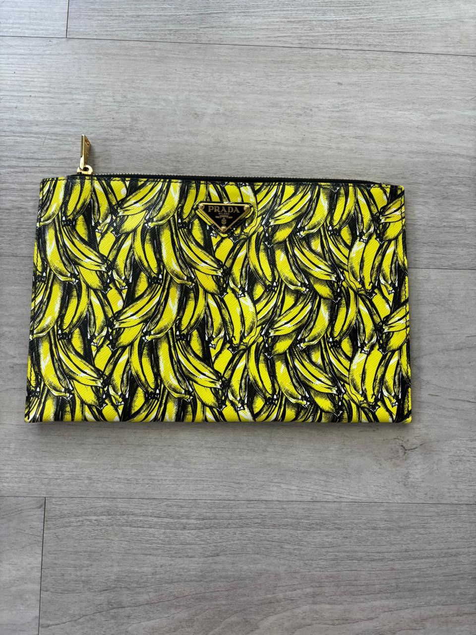 Prada Prada Banana Print Clutch Size ONE SIZE - 1 Thumbnail