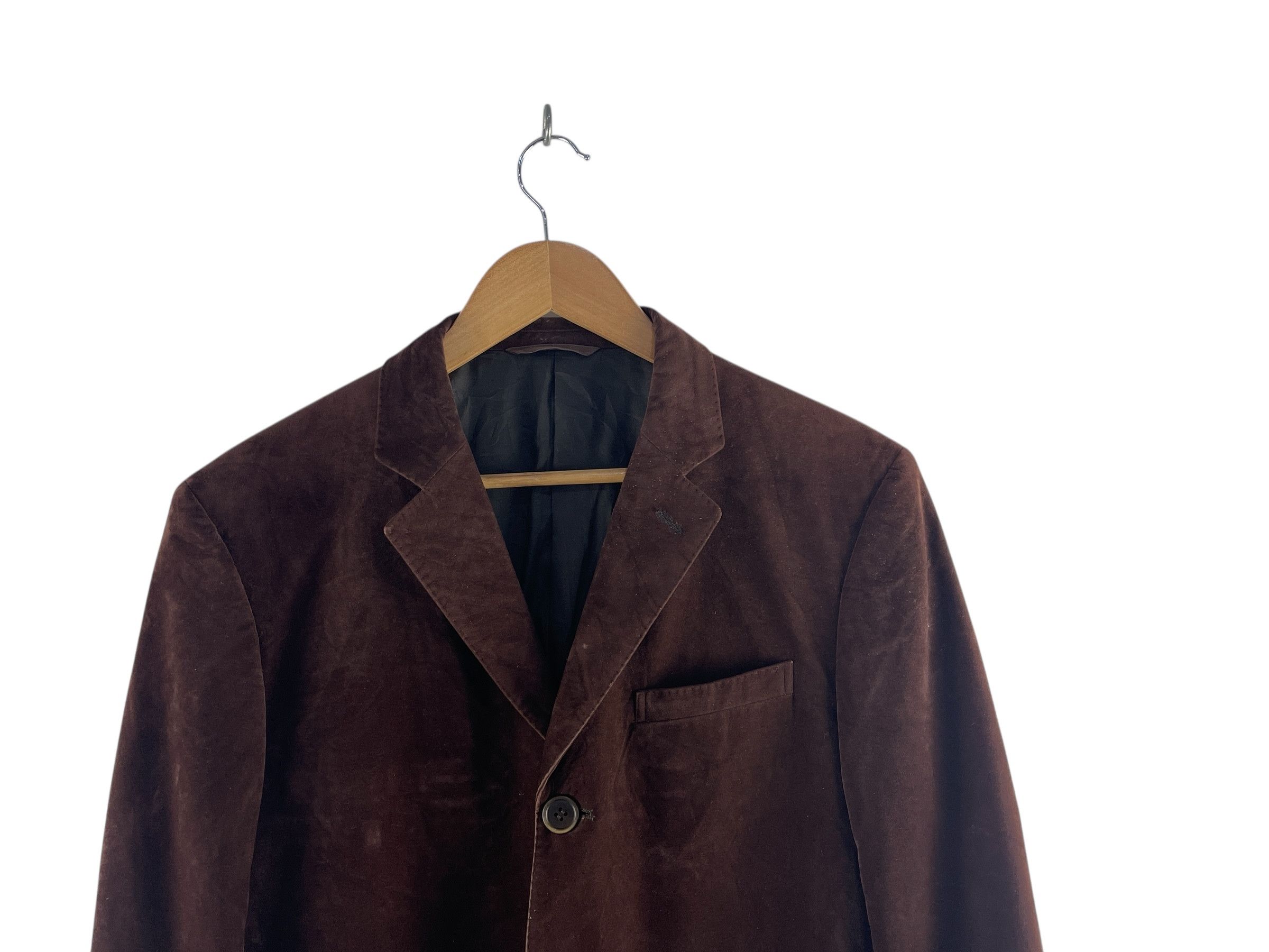 Yohji Yamamoto A.A.R Yohji Yamamoto Rayon Flock Blazer Brown Early by Yohji Size US L / EU 52-54 / 3 - 8 Thumbnail