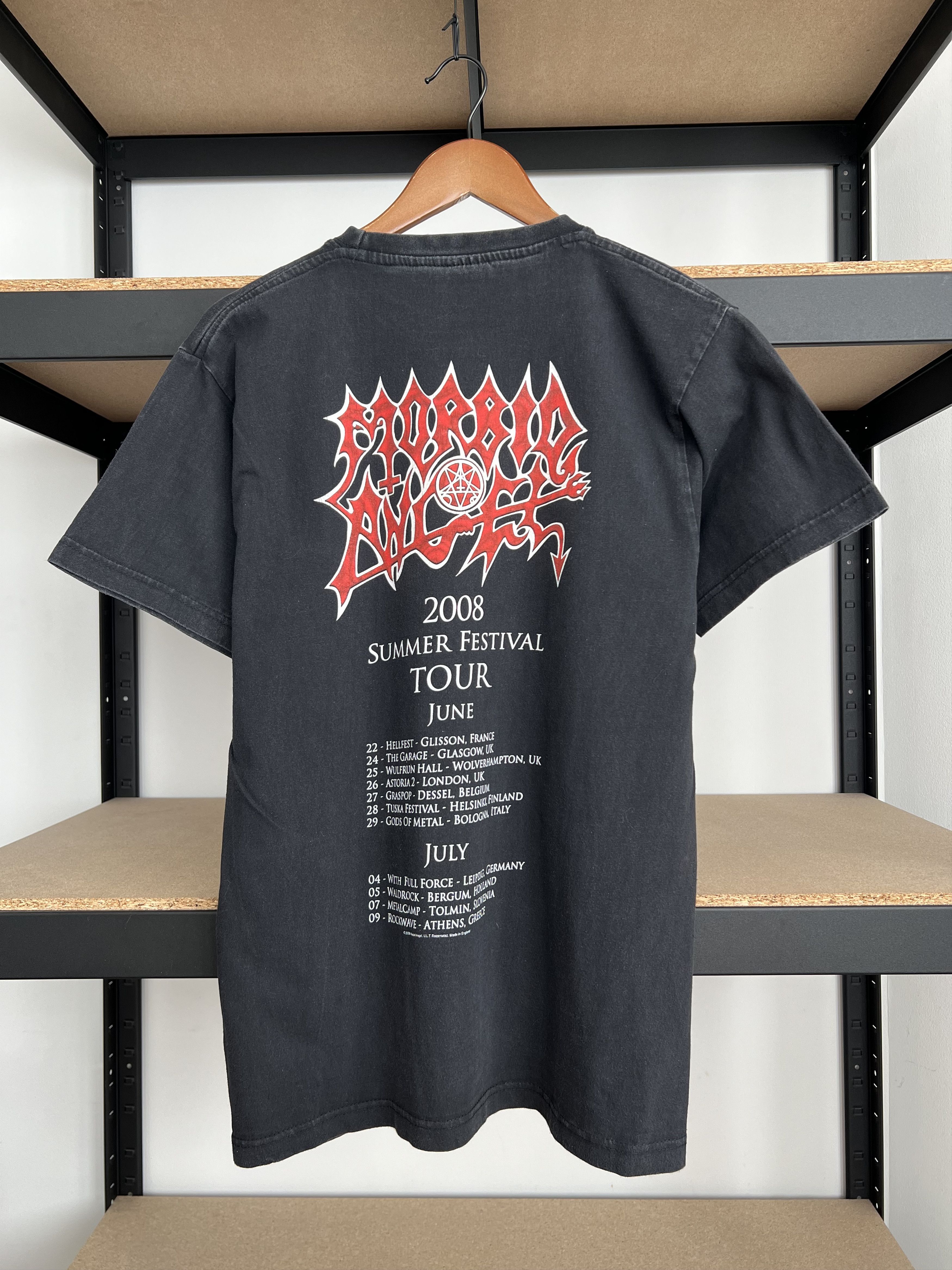 Band Tees Vintage 2008 Morbid Angel Altars of Madness Black T-shirt Size US M / EU 48-50 / 2 - 2 Thumbnail