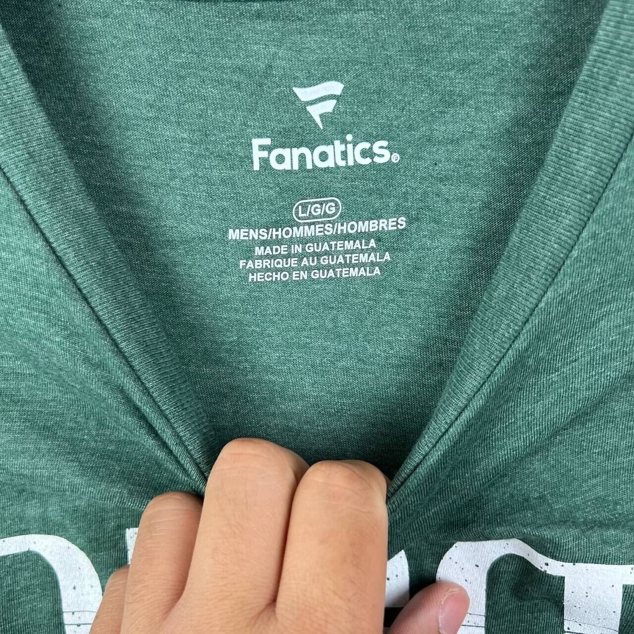 NCAA Miami Hurricanes NCAA Large Fanatics Casual T-Shirt Green Size US L / EU 52-54 / 3 - 4 Thumbnail