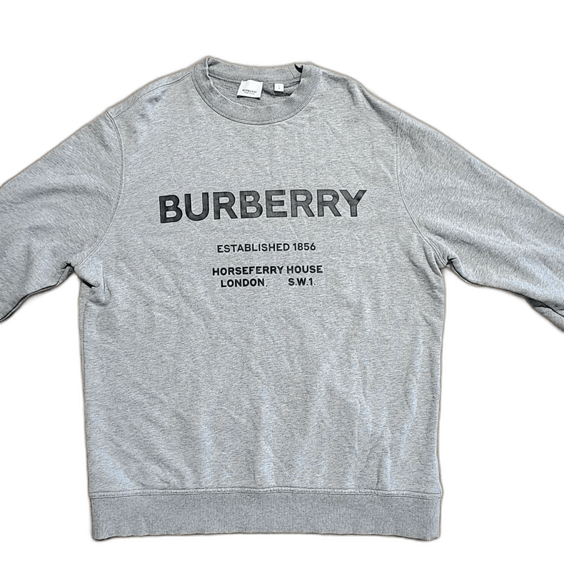 Burberry burberry men's grey sweatshirt Size US L / EU 52-54 / 3 - 1 Thumbnail