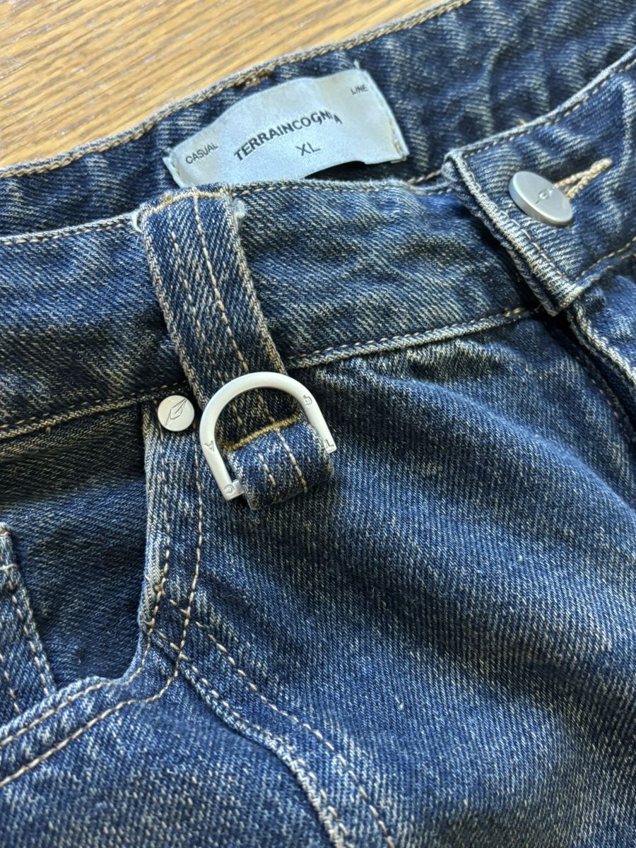 Japanese Brand TERRAINCOGNITA Flared Denim Size US 35 - 4 Thumbnail