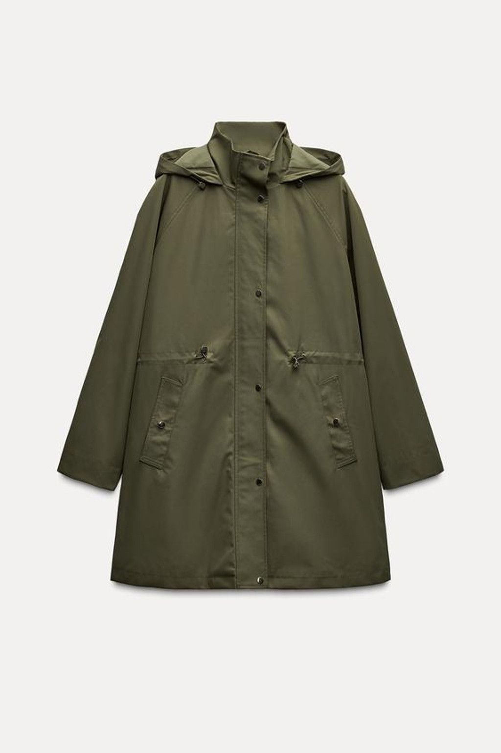 Zara Women's Zara Technical Effect Fabric Long Jacket Size M Size M / US 6-8 / IT 42-44 - 5 Thumbnail