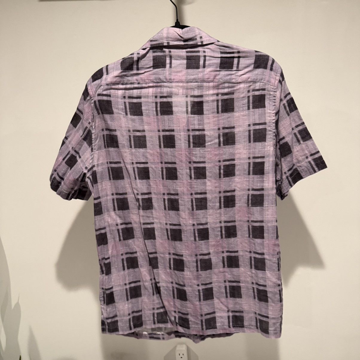 Allsaints AllSaints Relaxed Fit Button-Up – Purple/Black Plaid Shirt Size US S / EU 44-46 / 1 - 2 Thumbnail