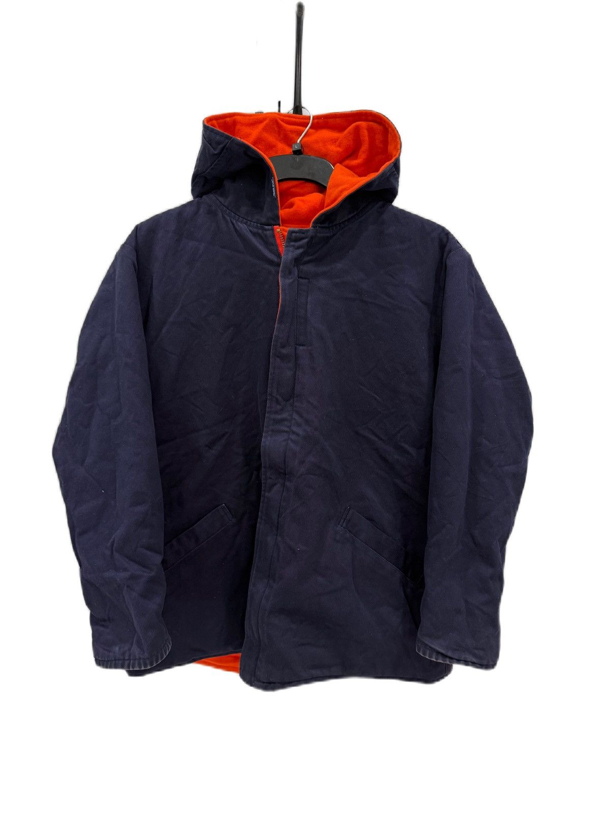 Blue Blue Japan VINTAGE REVESIBLE BLUE-BLUE JAPAN NAVY BLUE ORANGE KAPITAL Size US M / EU 48-50 / 2 - 4 Thumbnail