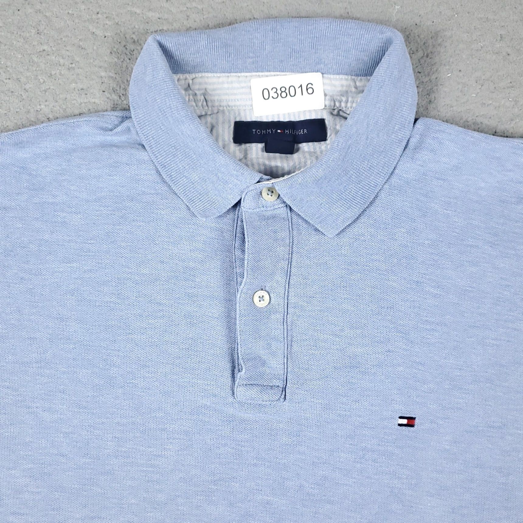 Tommy Hilfiger Tommy Hilfiger Polo Shirt Mens Large Blue Casual Short Sleeve Activewear Size US L / EU 52-54 / 3 - 2 Thumbnail
