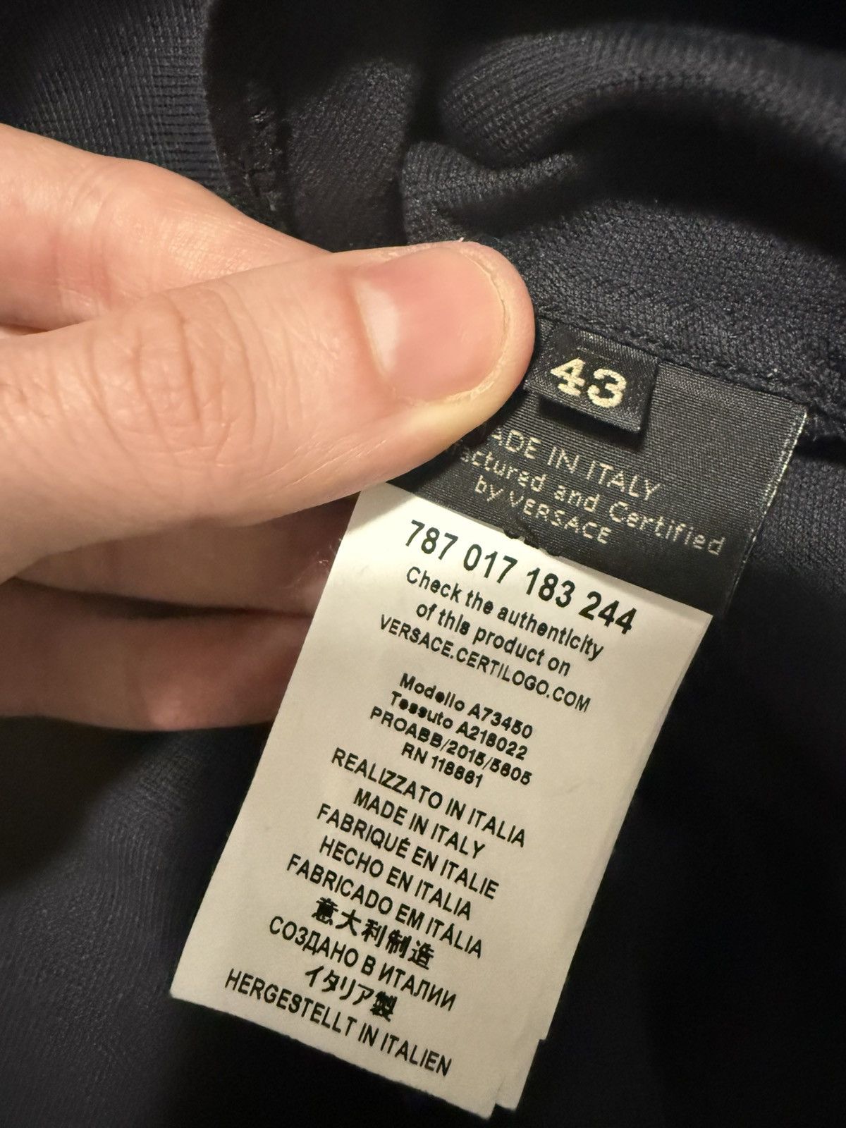 Versace Versace black shirt Size US XL / EU 56 / 4 - 5 Thumbnail
