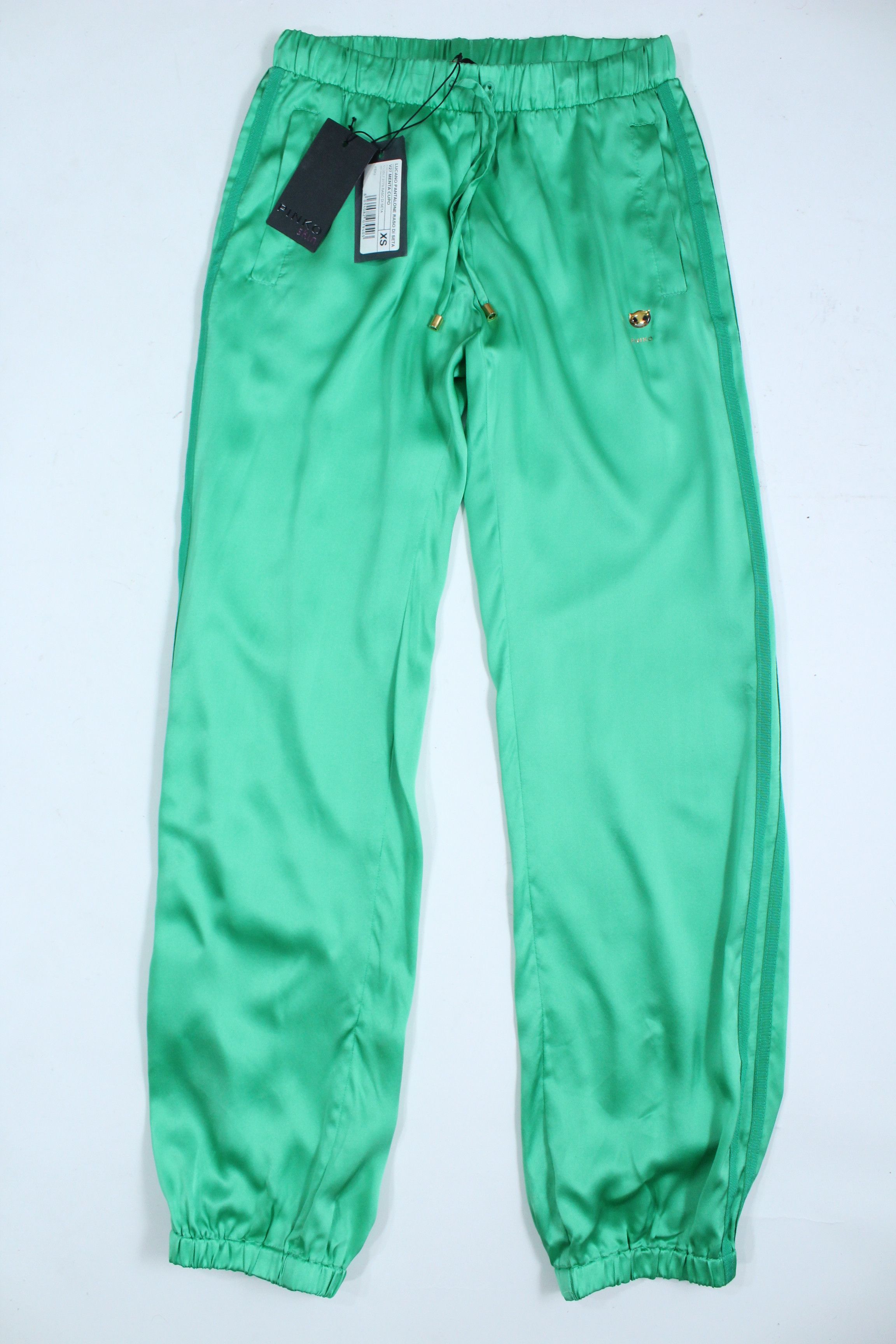 image of Silk Pants Size Xs Authentic Hype in Green, Women's
