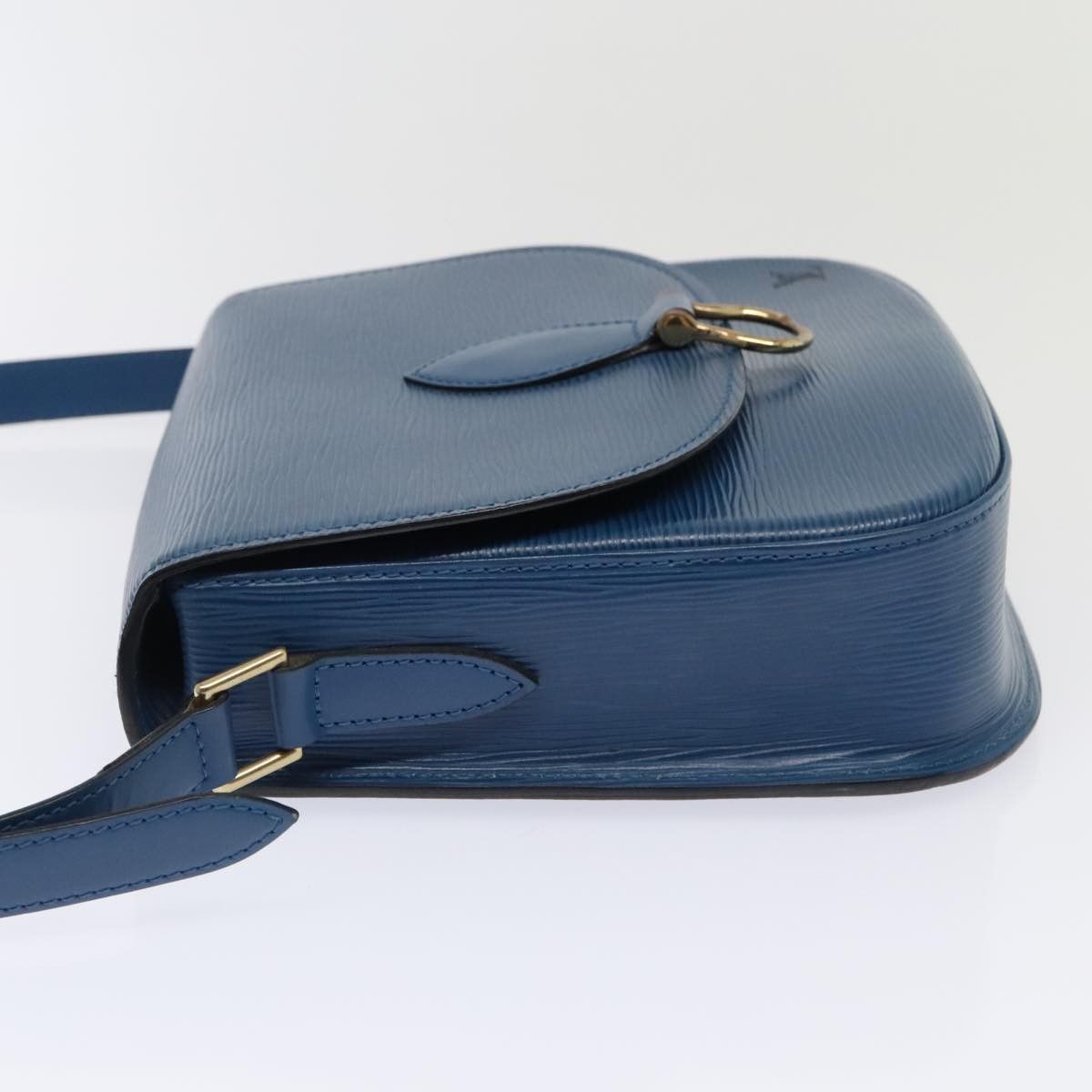 Louis Vuitton LOUIS VUITTON Epi Saint Cloud GM Shoulder Bag Toledo Blue Size ONE SIZE - 4 Thumbnail