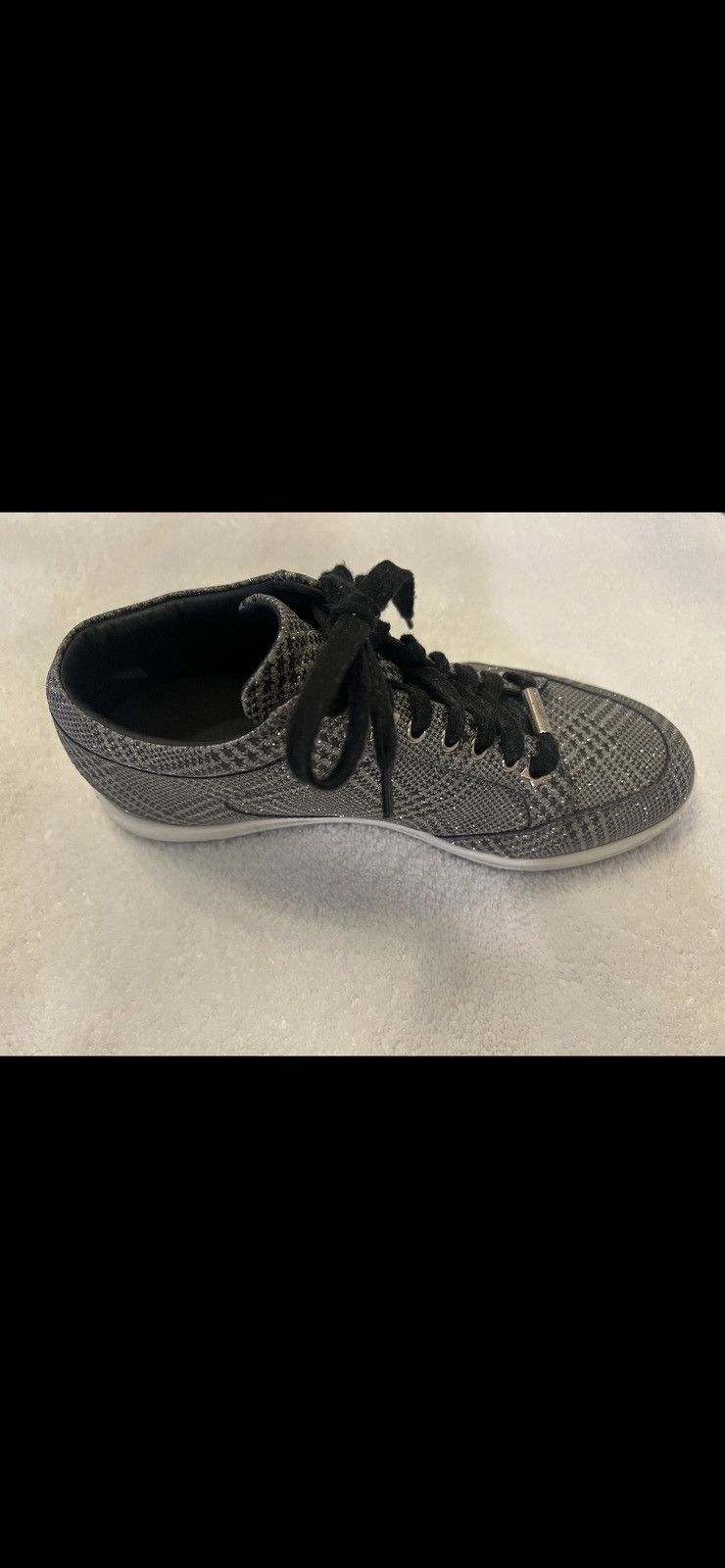 Jimmy Choo Jimmy Choo Glitter Sneakers Woman’s Size 37 1/2 Size US 7.5 / IT 37.5 - 6 Thumbnail