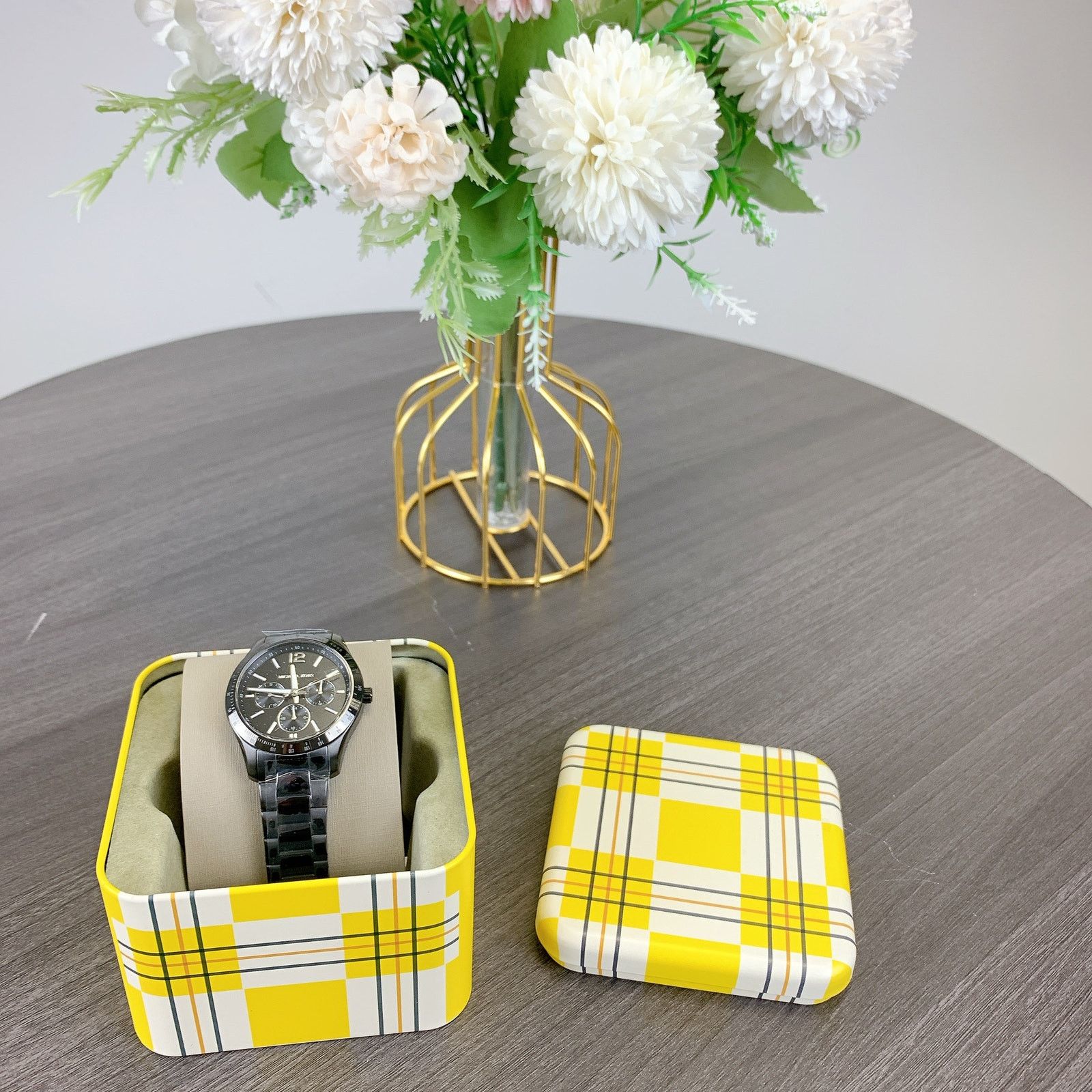 Michael Kors Michael Kors MKO1008 Blsck Stainless Steel Watch Size ONE SIZE - 1 Thumbnail