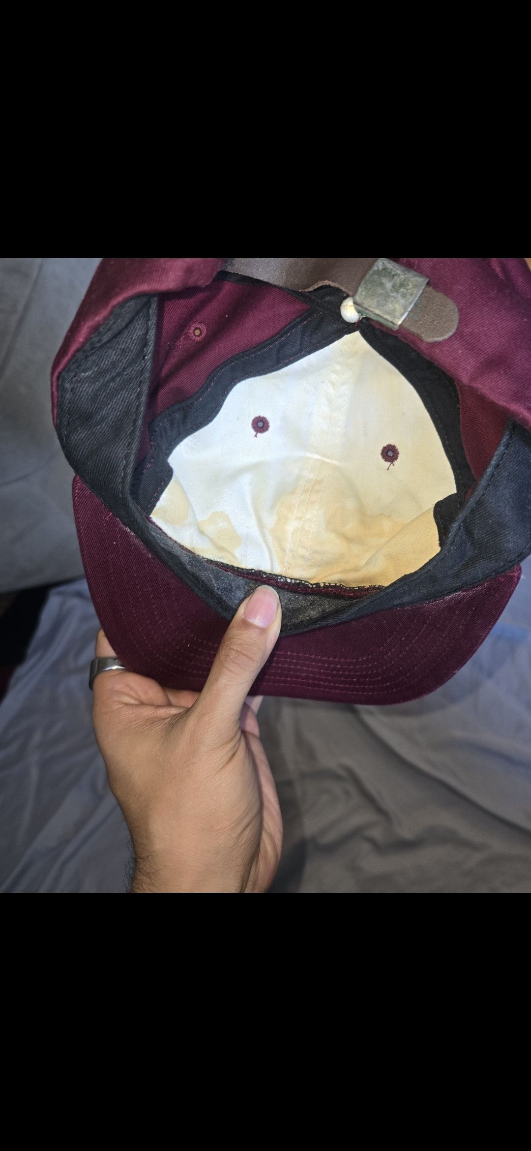 Supreme Supreme Burgundy S Logo Hat Rare Size ONE SIZE - 4 Thumbnail