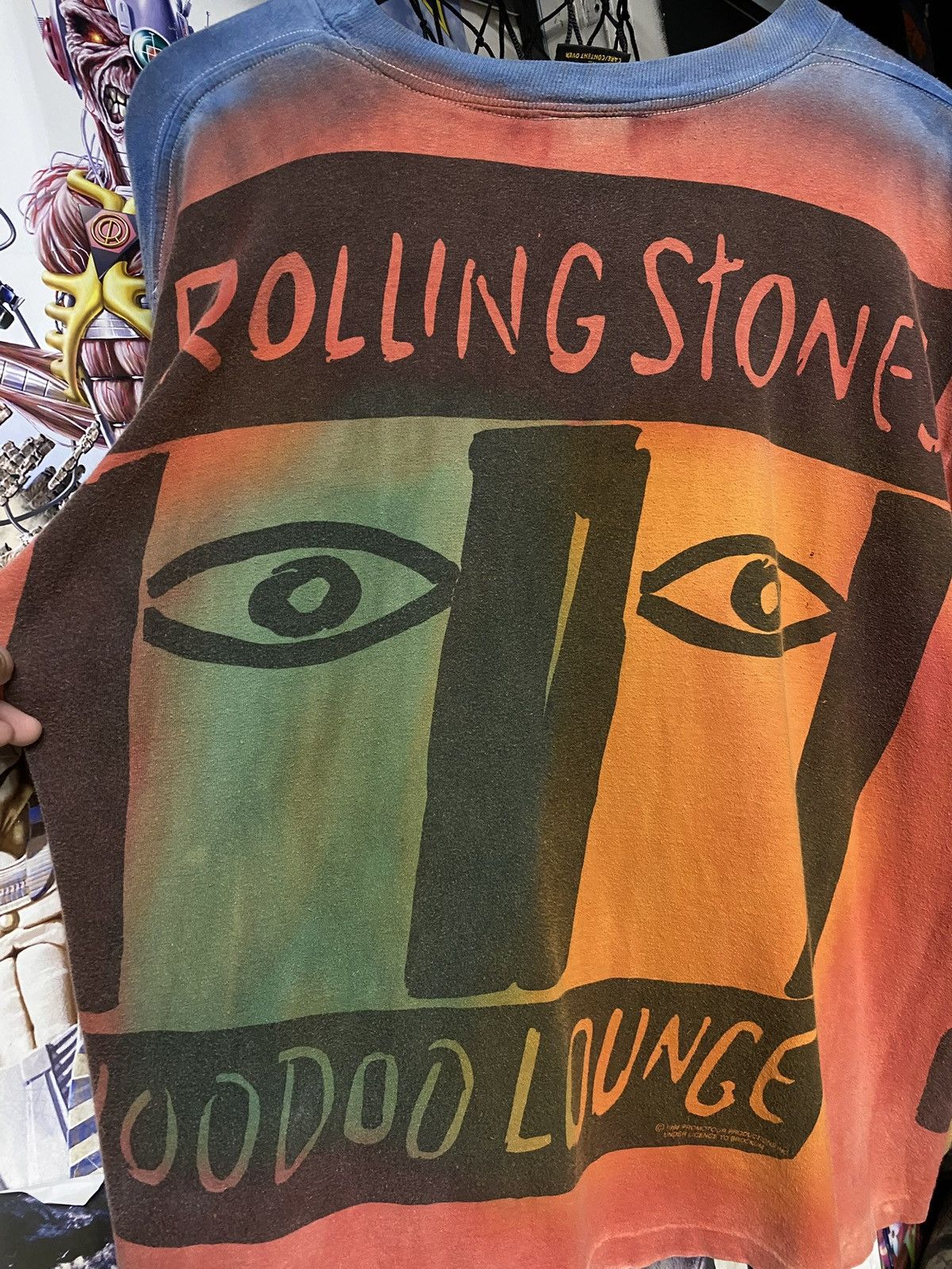 Vintage Vintage 90’s Rolling Stones Voodoo Lounge T-Shirt Tiedye Med Size US M / EU 48-50 / 2 - 5 Thumbnail