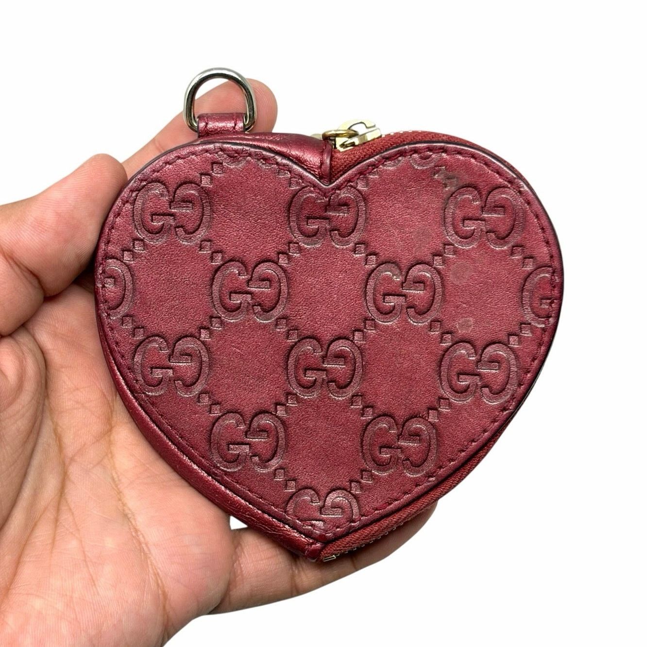 Gucci Gucci Heart Zipper Wallet Size ONE SIZE - 6 Thumbnail
