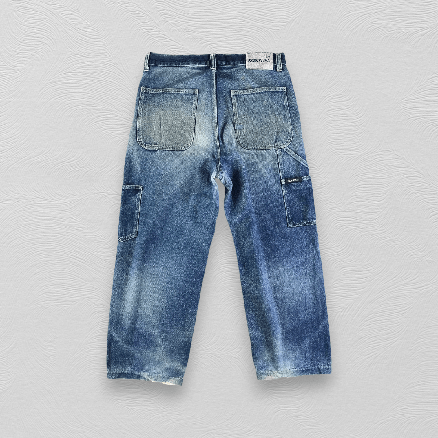 Schott Vintage Schott NYC Baggy Jeans Denim Size US 34 / EU 50 - 2 Thumbnail