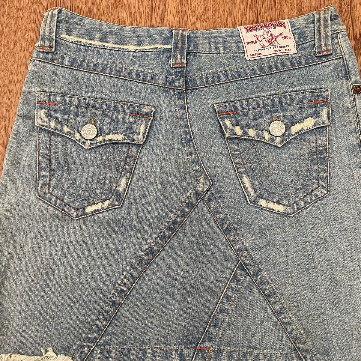 True Religion True religion distressed mini skirt Size 28" / US 6 / IT 42 - 3 Thumbnail