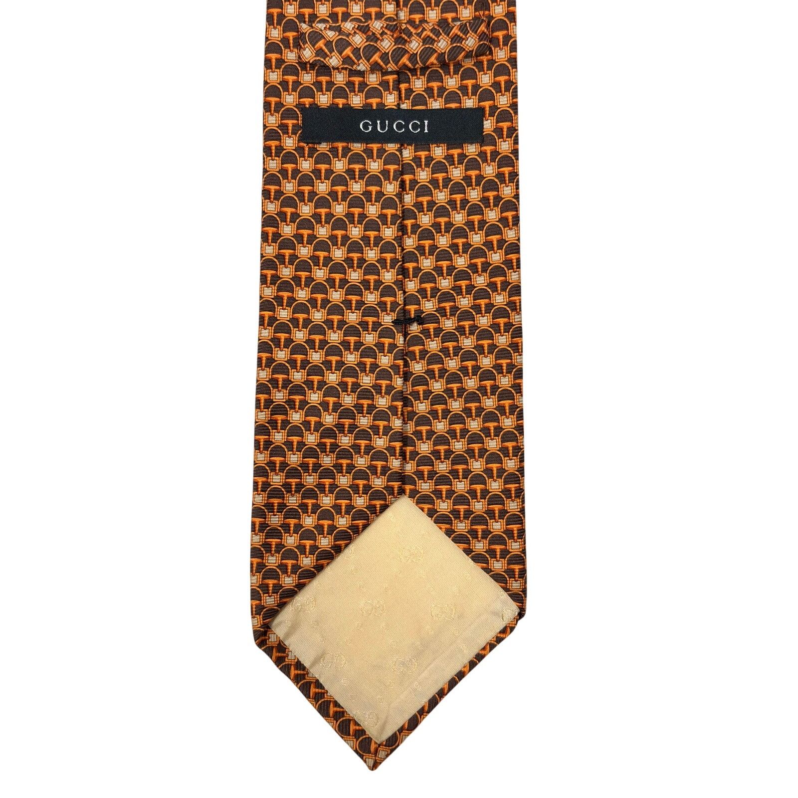 Gucci Gucci Vintage Abstract Pattern Tie Size ONE SIZE - 5 Thumbnail