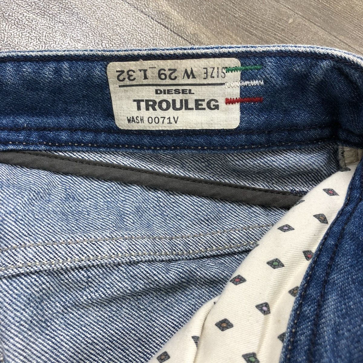 Diesel 2000s Diesel Industry Trouleg Faded Jeans Size US 32 / EU 48 - 10 Thumbnail