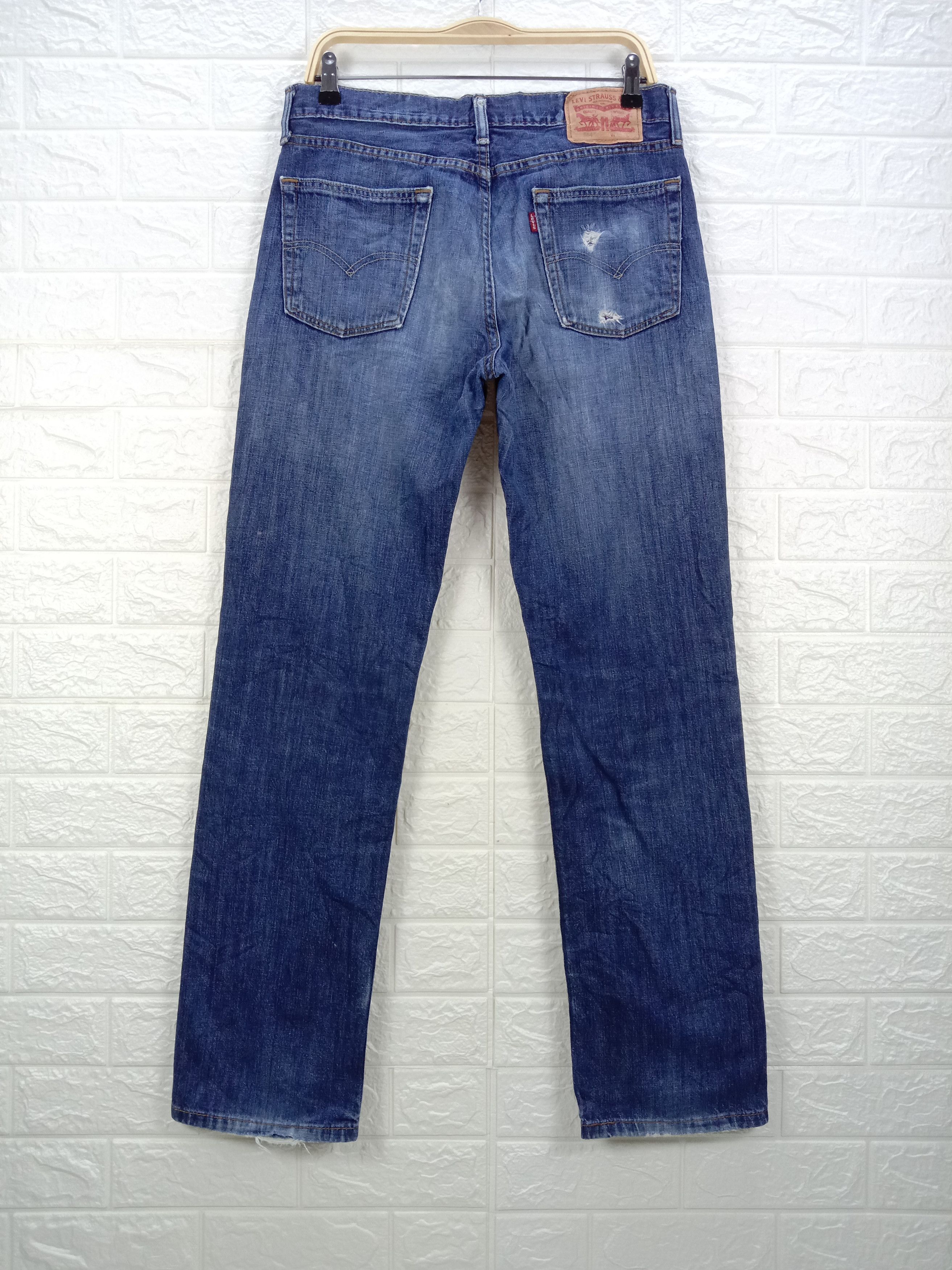 Levi's Vintage Levi's 514 Jeans Slim Straight Distressed Denim Size US 31 - 5 Thumbnail