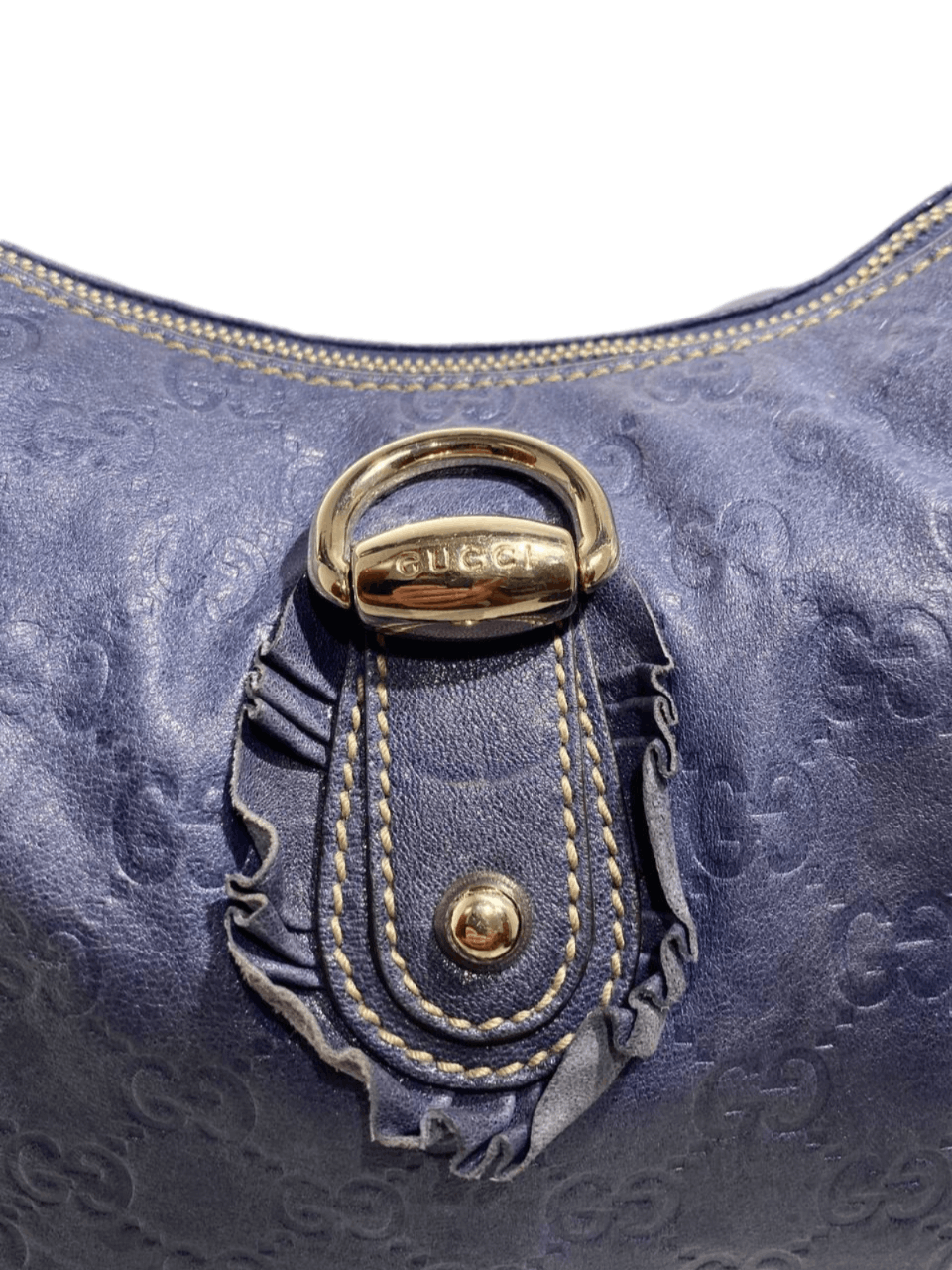 Gucci Gucci GG Logo Monogram Guccissima Leather Sabrina Hobo Bag Size ONE SIZE - 9 Thumbnail