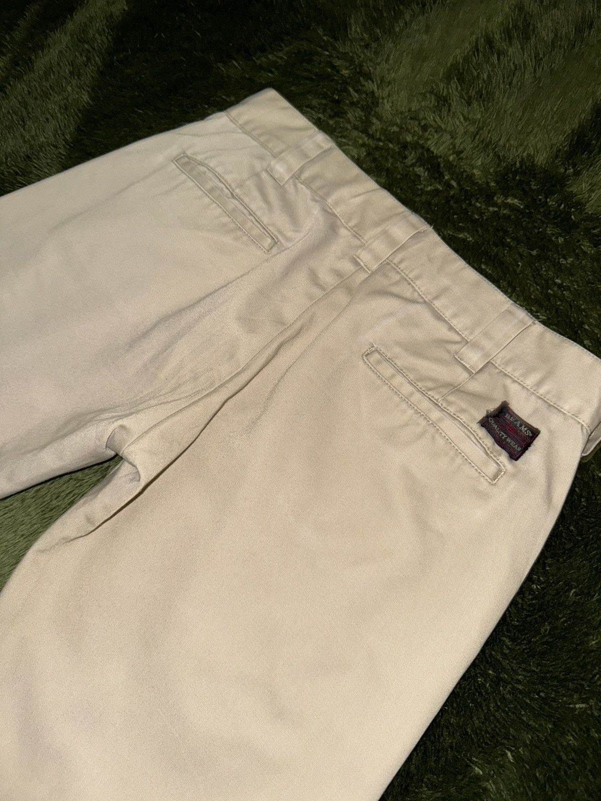 Beams Japan [L] Beams Heart Japan Vintage Washed Chino Pants Beige Size US 32 / EU 48 - 10 Thumbnail