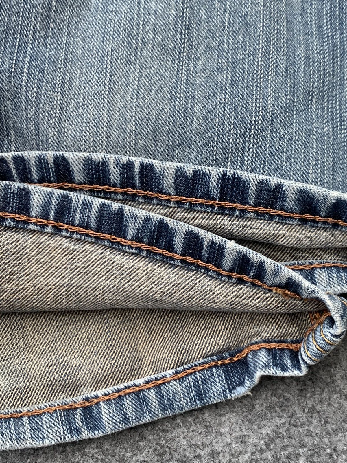 Edwin Edwin Vintage Faded Straight Fit Japanese Denim Jeans Size US 33 - 4 Thumbnail