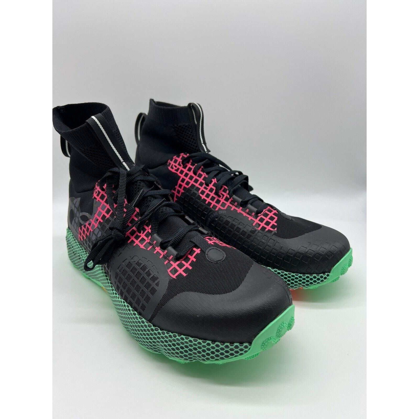 Under Armour HOVR Ridge Trek Black Chestnut Red Green 3025581-001 Men\'s Size 13 Under Armour HOVR Ridge Trek Black Chestnut Red Green for  main image 4