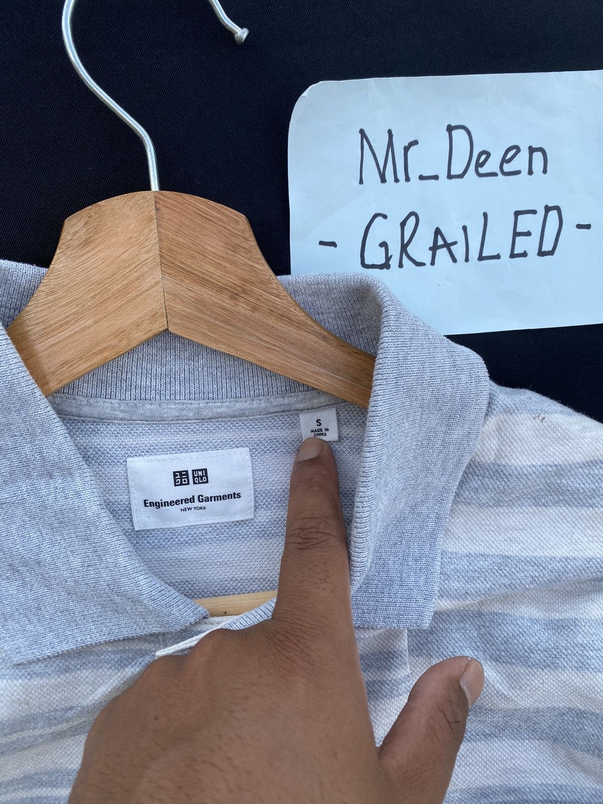 Engineered Garments Rare Uniqlo x Engineered Garments Polo Stripes Tee Size US S / EU 44-46 / 1 - 7 Thumbnail