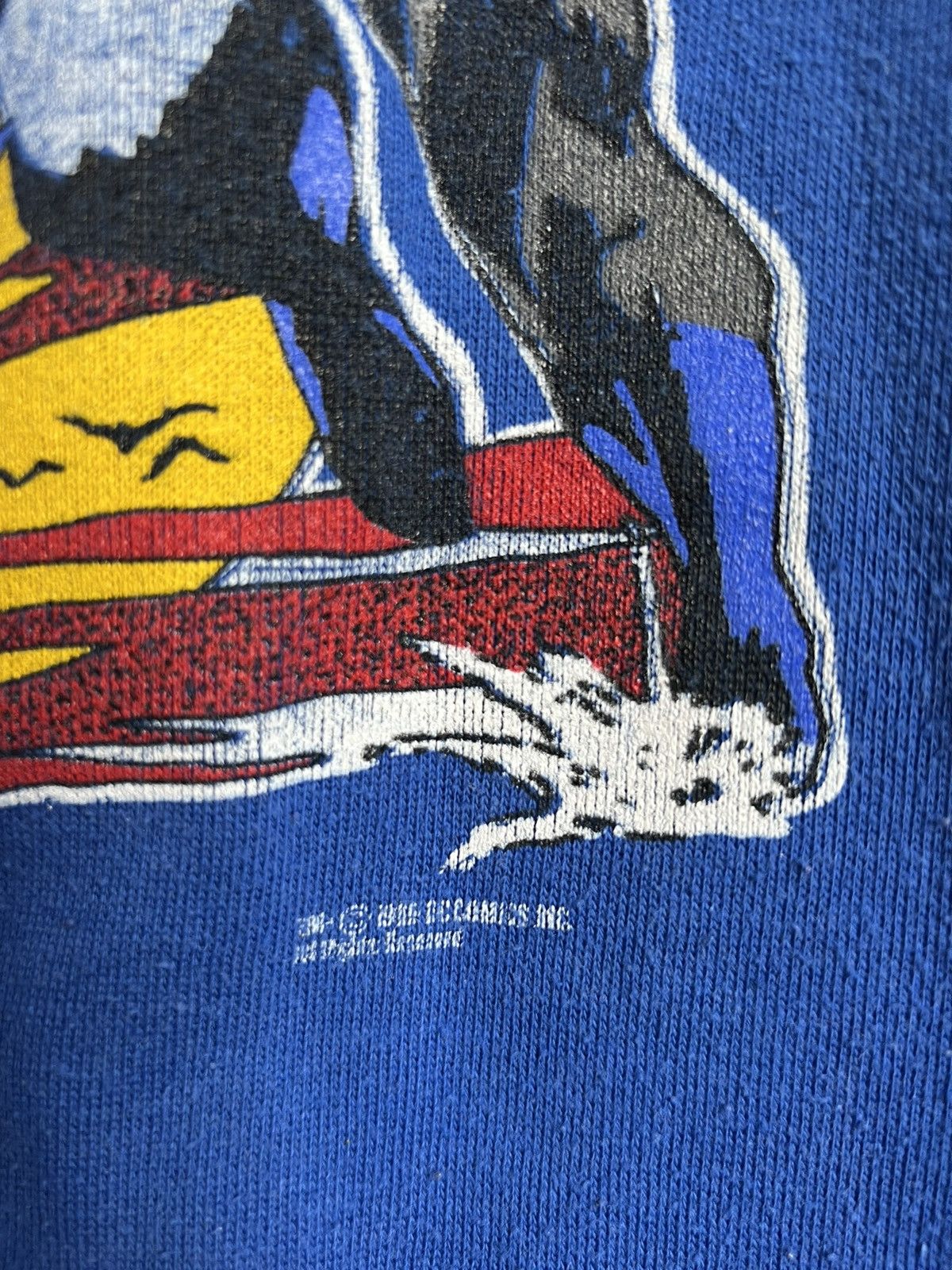 DC Comics × Vintage Vintage 1986 Batman Dc Comics promo sweatshirt XL 90s boxy Size US XL / EU 56 / 4 - 4 Thumbnail