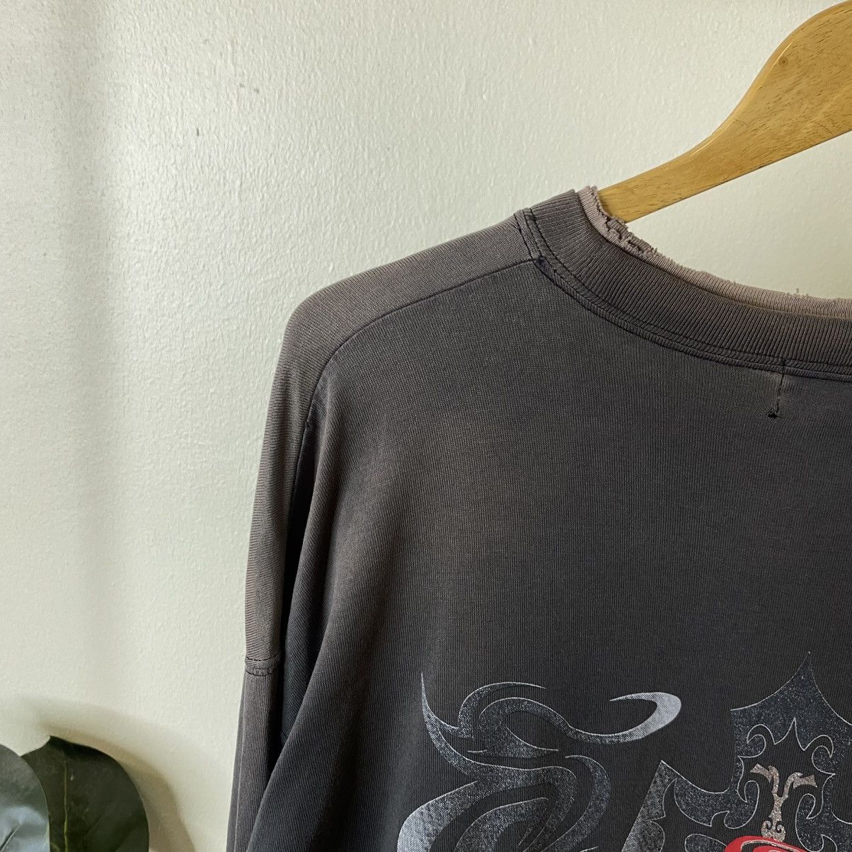 If Six Was Nine Y2k Grigri Tribal Japanese Cyber Gothic Punk Emo Grunge LS Size US XXL / EU 58 / 5 - 4 Thumbnail