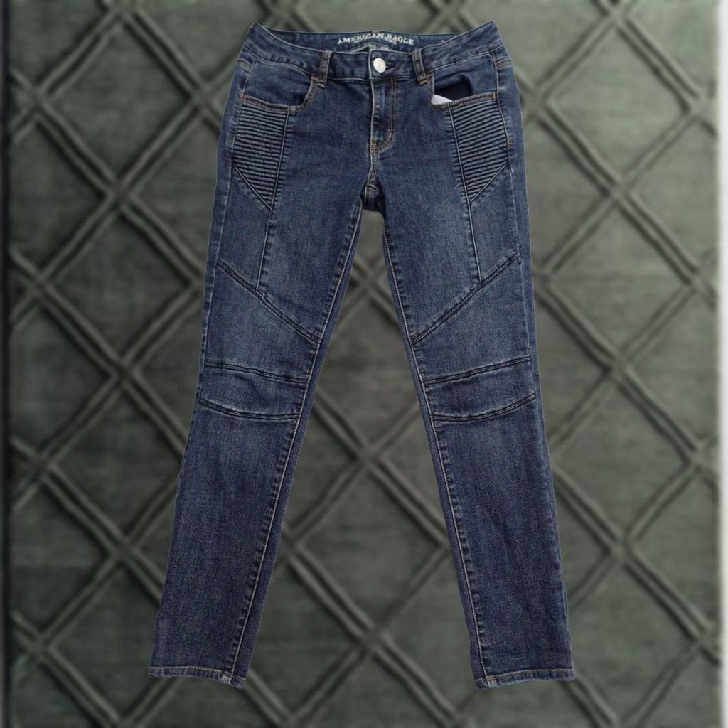 American Eagle Outfitters American Eagle Outfitters Jeans Womens Sz 8 Skinny Ankle Super Stretch Size 30" / US 8 / IT 44 - 1 Thumbnail