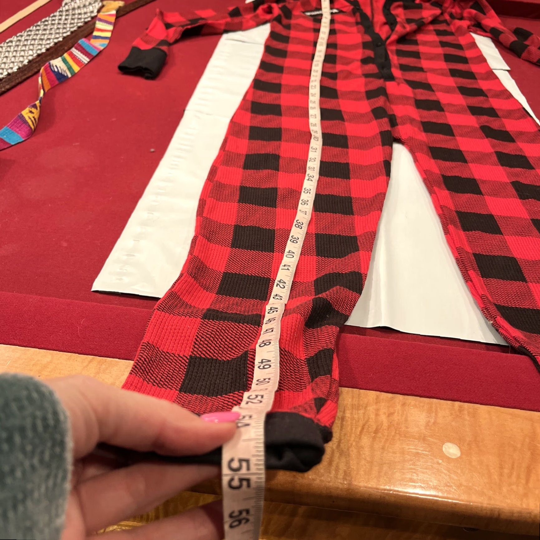 Lumberjack VINTAGE NEW PLAID Thermal Bodysuit Buffalo Red Black PAJAMAS women Lumberjack Outdoor M Size M / US 6-8 / IT 42-44 - 7 Thumbnail