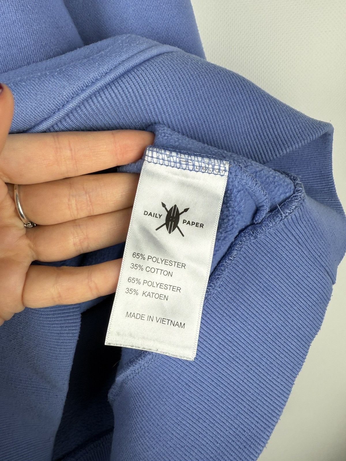 Daily Paper Daily Paper Men’s Heavy Cotton Hoodie Pullover Size XL Size US XL / EU 56 / 4 - 12 Thumbnail